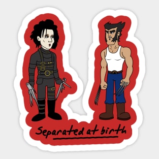 Separated At Birth Sticker